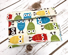 Reusable Snack Bags - Owl Print