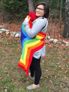 Crochet Star Baby Carrier Cover