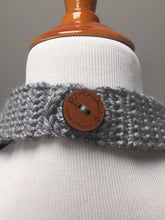 Double Layered Braided Cowl. Crochet Cowl. Braided Crochet Scarf.