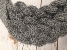 Double Layered Braided Cowl. Crochet Cowl. Braided Crochet Scarf.