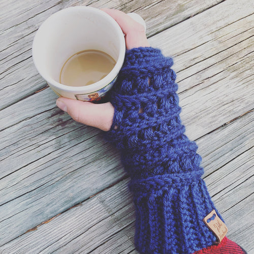 Fingerless Mittens - Hand Warmers - One Size Fits Most!