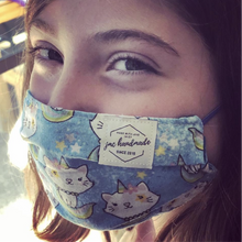 Caticorn print  Reusable Face Mask | Handmade Cotton shield
