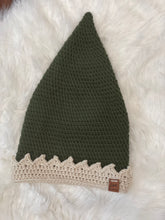Christmas Elf Hat. Crocheted Elf Hat.