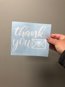 Thank you Vinyl Sticker | Mailbox Sticker