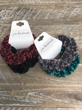 Crochet Velvet Hair Ties - Set of 2
