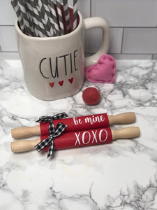 Wooden Rolling Pin | Farmhouse Decor | valentines decor