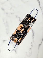 Cats and Pumpkins Print Reusable Face Mask | Handmade Cotton shield
