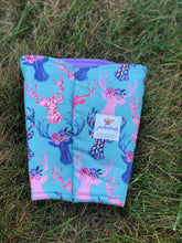 Floral Deer Iced Coffee Cozy. Drink Sleeve | RTS