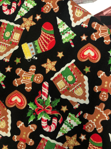 Gingerbread house Face Mask | Handmade Cotton shield