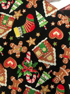 Gingerbread house Face Mask | Handmade Cotton shield