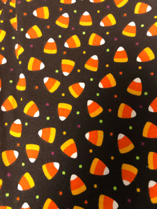 Candy Corn Print Reusable Face Mask | Handmade Cotton shield