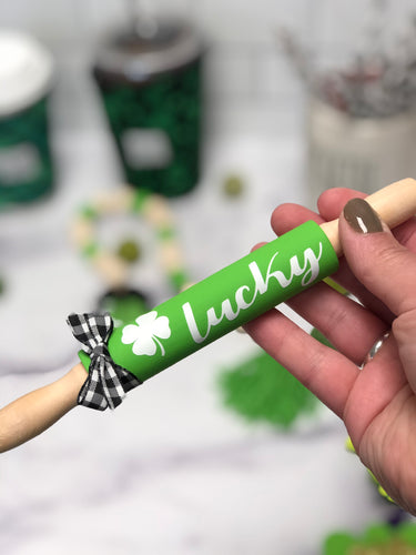 Wooden Rolling Pin | Farmhouse Decor | St Patrick’s decor