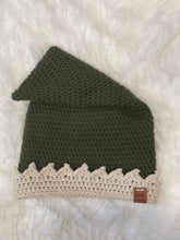 Christmas Elf Hat. Crocheted Elf Hat.